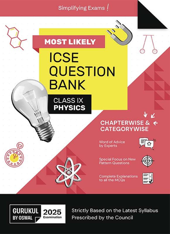 Buy Gurukul By Oswal Physics Most Likely Question Bank : ICSE Class 9 ...