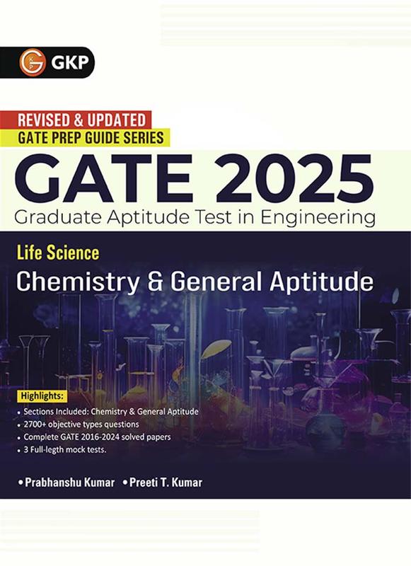 Bookscape | Buy GKP GATE 2025 : Life Science - Chemistry & General ...