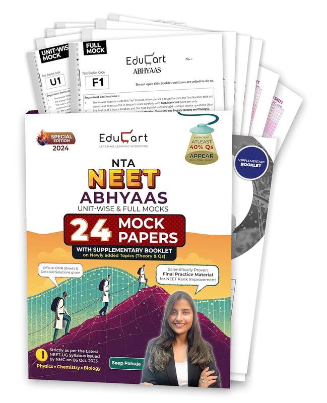 Buy Educart Abhyaas 20 NEET UG Mock Papers 2025 - Full Syllabus ...