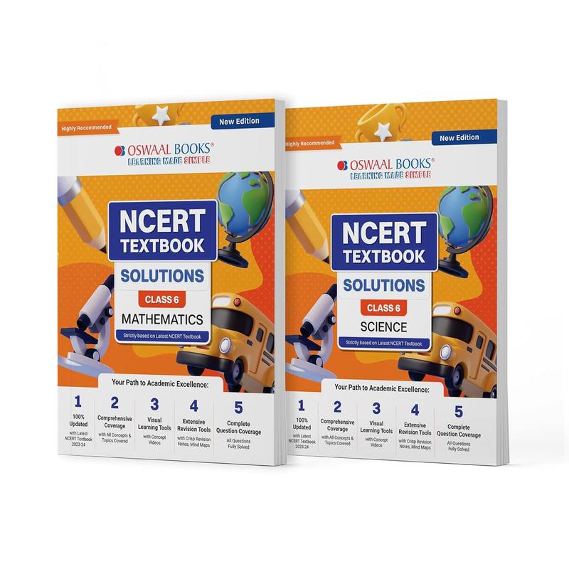 Buy Oswaal NCERT Textbook Solution Class 6 Science | Mathematics | Set ...