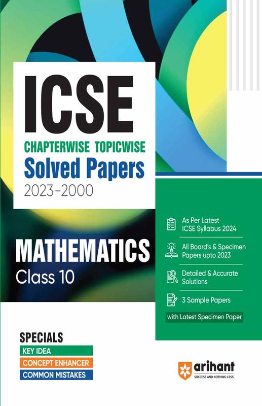 Buy ICSE Chapterwise-Topicwise Solved Papers 2023-2000 Mathematics ...