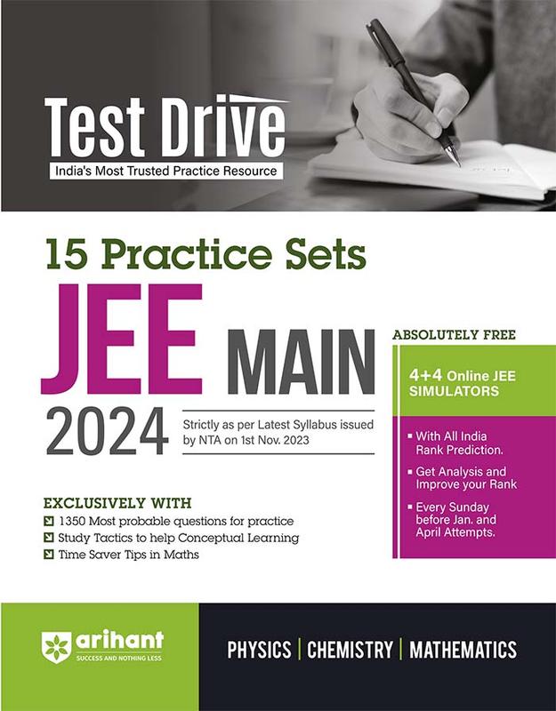 Buy Arihant Test Drive 15 Practice Sets For JEE Main 2024 Book Online ...