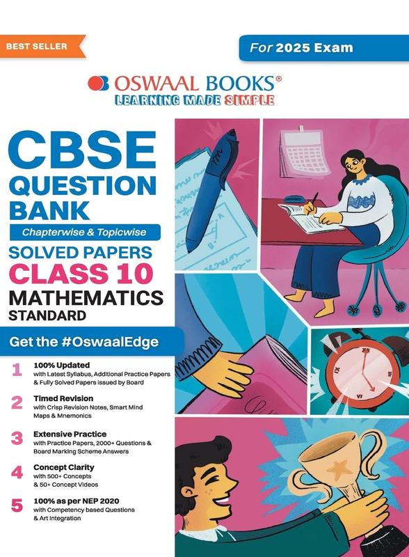 Buy Oswaal CBSE Question Bank Class 10 Mathematics (Standard ...