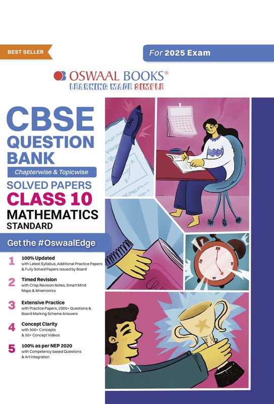 Bookscape | Buy Oswaal CBSE Question Bank Class 10 Mathematics Standard ...