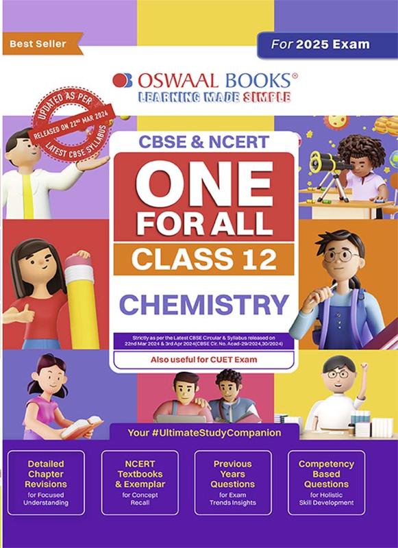 Buy Oswaal Cbse Ncert One For All Class 12 Chemistry For 2025 Board