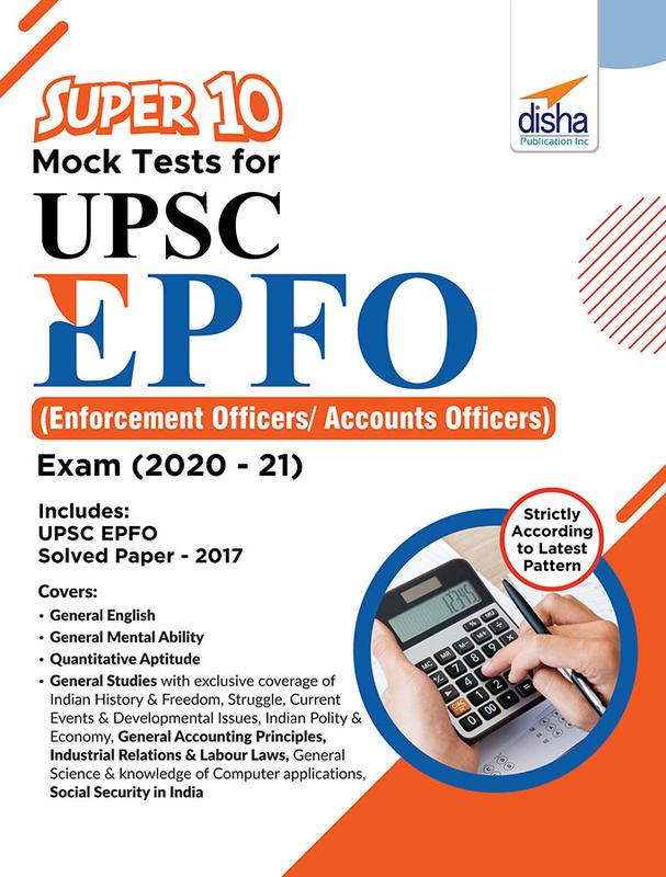 Buy Super 10 Mock Tests for UPSC EPFO (Enforcement Officers/Accounts ...