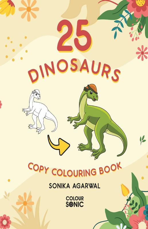 Dreamland Publications Dinosaurs Copy Colour Book