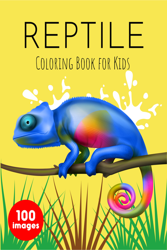 Bookscape | Buy Reptile Coloring Book for Kids : A Unique Collection of ...